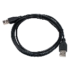 Кабель USB2.0 Cablexpert CC-USB2-AMAM-1.8M, AM/AM, экран, 28/26AWG, медь, Pro, 1.8м, черный, пакет