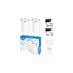Бесшовный Mesh роутер Cudy M3000(2-PACK) AX3000 10/100/1000/2500BASE-T, белый (упак.:2шт)