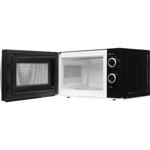 Микроволновая печь Galanz MOG-2009MB черный, 20 л, 700 Вт, переключатели - поворотный механизм