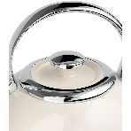 Чайник электрический Candy CK-205 1.7л. 2200Вт слоновая кость корпус: нерж.сталь