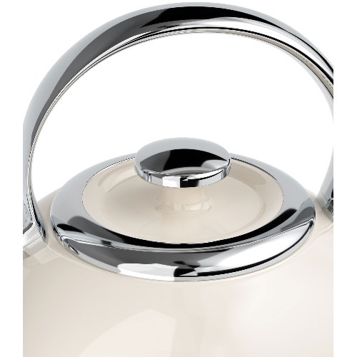 Чайник электрический Candy CK-205 1.7л. 2200Вт слоновая кость корпус: нерж.сталь
