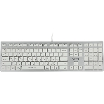 Клавиатура проводная A4Tech Fstyler FX50, USB, белый