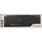 Клавиатура Qumo Office Element K65 проводная, USB Type-A, чёрный