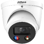 Уличная купольная IP-видеокамера TiOC DAHUA DH-IPC-HDW3849HP-AS-PV-0280B-S5 с ИИ и активным сдерживанием 8Мп; 1/2.7” CMOS; объектив 2.8мм, видеоаналитика, ИК 30м, LED 30м, IP67, корпус: металл