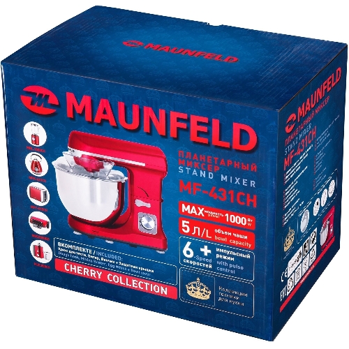 Миксер планетарный Maunfeld MF-431CH