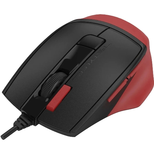 Мышь проводная A4Tech Fstyler FM45S Air красный/черный, 2400 dpi, USB, кнопки - 7