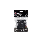 Механизм выключателя EKF EZV10-023-10 Стокгольм PROxima 2-кл. 10А, автоматические клеммы, черный