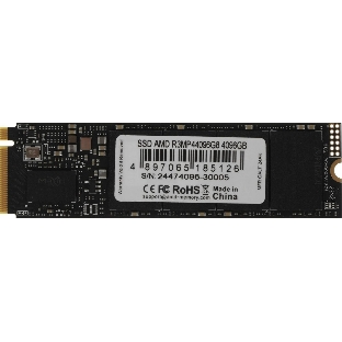 Накопитель SSD AMD Radeon, 4Tb, PCIe 4.0 x4, M.2 2280, NVMe, R/W 7300/6500
