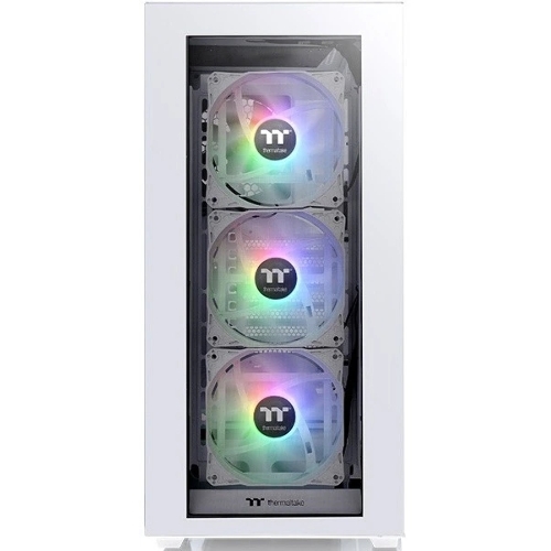 Компьютерный корпус Thermaltake Divider 300 TG ARGb белый без БП ATX 2x120мм 2xUSB 3.0 audio front door bott PSU