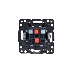 Механизм выключателя EKF EZV10-023-10 Стокгольм PROxima 2-кл. 10А, автоматические клеммы, черный