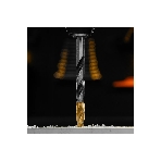 Сверло спиральное по металлу Denzel 11 x 142мм, Р6М5, Golden Tip, многогранная заточка