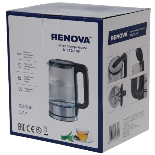 Чайник электрический Renova KT17G-10B