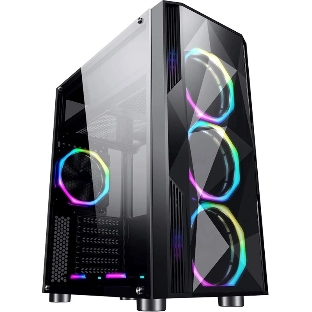 Компьютерный корпус Aerocool/Formula F-3401 (V1) черный без БП ATX 3x120мм 2xUSB 2.0 1xUSB 3.0 audio bott PSU