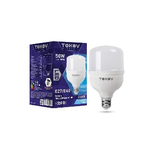 Лампа светодиодная TOKOV ELECTRIC 50Вт HP 6500К Е40/Е27 176-264В