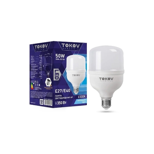 Лампа светодиодная TOKOV ELECTRIC 50Вт HP 6500К Е40/Е27 176-264В
