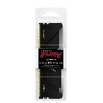 Оперативная память Kingston Fury Beast, DDR4, 16GB (1x16GB), 3200MHz, CL16, DIMM, радиатор, RGB, черный