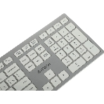 Клавиатура проводная A4Tech Fstyler FX50, USB, белый