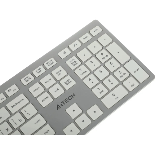 Клавиатура проводная A4Tech Fstyler FX50, USB, белый