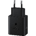 Сетевое зарядное устройство Samsung 45W (USB Type-C порт, кабель USB Type-C в комплекте), черное