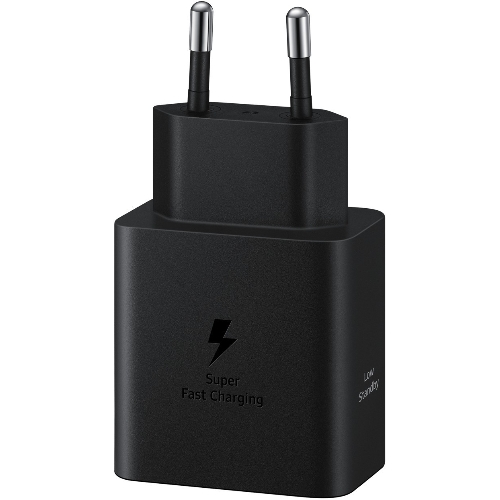 Сетевое зарядное устройство Samsung 45W (USB Type-C порт, кабель USB Type-C в комплекте), черное