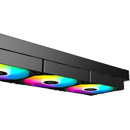 Система жидкостного охлаждения ID-Cooling FX360 TD ARGB Soc-AM5/AM4/1200/1700/1851 черный 4-pin 27.2dB Al+Cu LCD 350W Ret