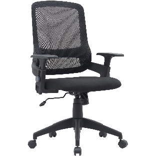 Кресло компьютерное Cactus CS-MC313-BK черный, сетка/ткань