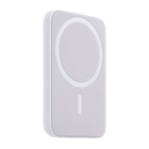 Портативное беспроводное зарядное устройство Rexant Power Bank (аккумуляторная батарея) 5000 mAh, MagSafe, белый