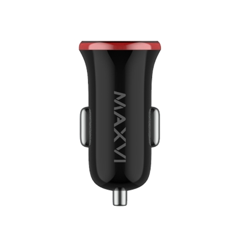 Автомобильное зарядное устройство Maxvi CCM-101BR USB 1А черно-красный