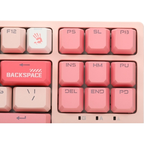 Клавиатура проводная A4Tech Bloody S87 Energy (S87 USB ENERGY PINK) USB розовый