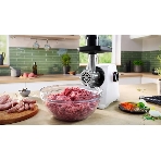 Мясорубка электрическая Bosch MFWS607W белый, 2100 Вт, 3.5 кг/мин, реверс, насадки - 4