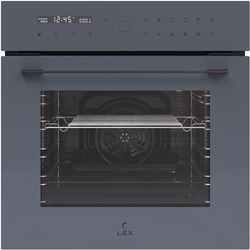 Духовой шкаф электрический LEX EDS 101 GR, встраиваемый, серый