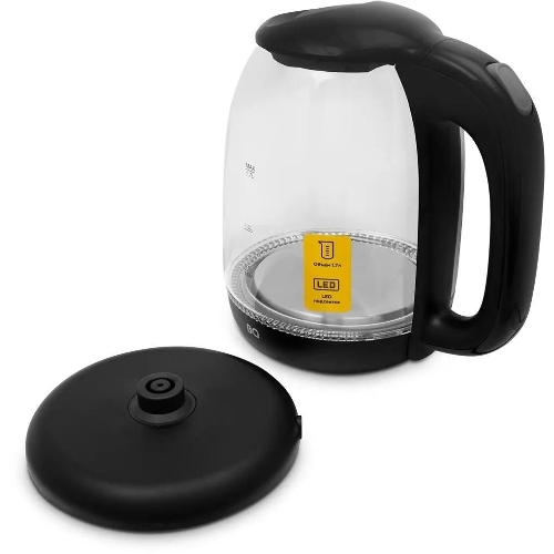 Чайник электрический BQ KT1830G, 2200Вт, 1.7л, черный