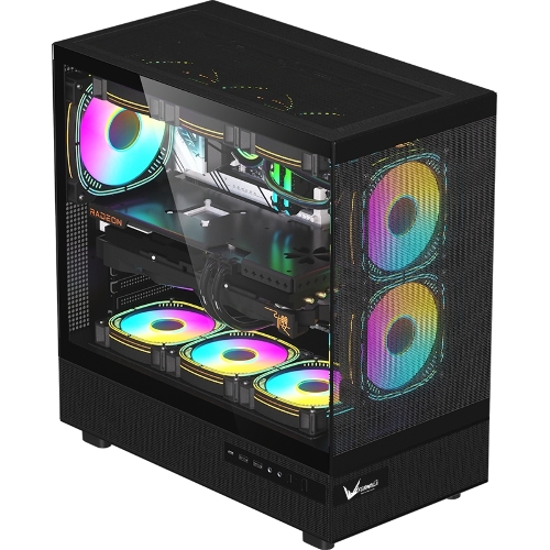 Компьютерный корпус AeroCool/Formula Crystal Z8 COSMIC черный без БП ATX 3x120мм 5x140мм 1xUSB 2.0 1xUSB 3.0 1xUSB3.1 audio bott PSU
