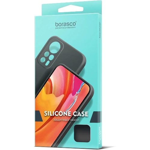 Чехол (клип-кейс) BoraSCO для Infinix Hot 40 черный (72732)