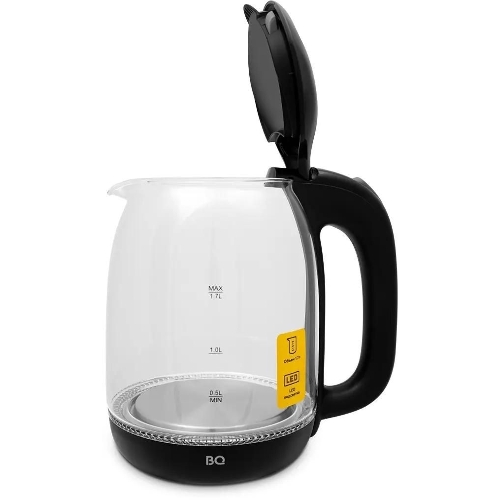 Чайник электрический BQ KT1830G, 2200Вт, 1.7л, черный