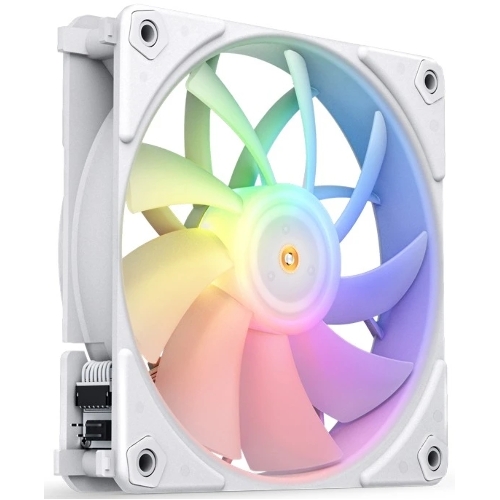 Вентилятор для корпуса JONSBO ZF-120W (120x120x25мм, 4-pin PWM, ARGb, 61.0CFM, 28.9dBA, 1500RPM, белый, 3pcs)