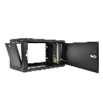 Шкаф телекоммуникационный настенный разборный ЦМО ЭКОНОМ 9U (600 x 520) дверь металл, черный (ШРН-Э-9.500.1-9005)