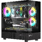 Компьютерный корпус AeroCool/Formula Crystal Z8 FLOE черный без БП ATX 3x120мм 5x140мм 1xUSB2.0 1xUSB3.0 1xUSB3.1 audio bott PSU