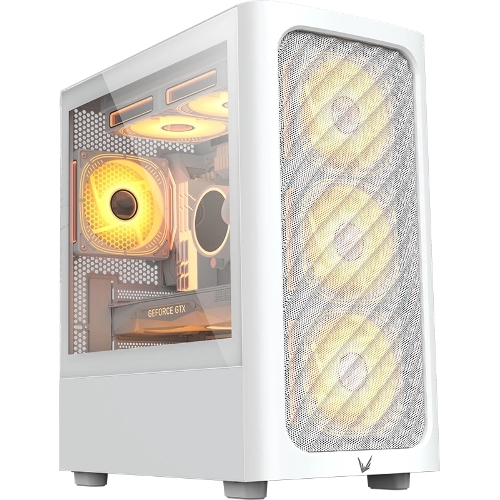 Компьютерный корпус Aerocool/Formula V Line Air Mesh G3 Plus White, MATX, Type-C*1, USB 3.0*2, FRONT 3x120мм FRGb, REAR 1x120мм FRGb