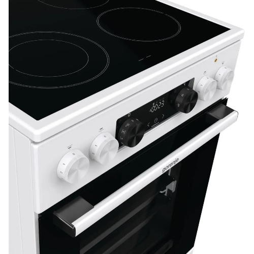 Плита электрическая Gorenje GECS5C70WA белый, конфорок 4 электрических, духовка 70 л, 50 см x 85 см x 59.4 см