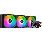 Система жидкостного охлаждения ID-Cooling FX360 TD ARGB Soc-AM5/AM4/1200/1700/1851 черный 4-pin 27.2dB Al+Cu LCD 350W Ret