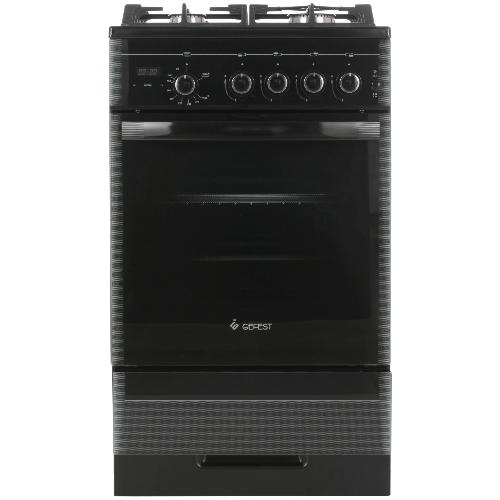 Плита газовая Gefest ПГ 5500-03 0044 черный, конфорок 4 шт, духовка 52 л, 50 см x 85 см x 58.5 см