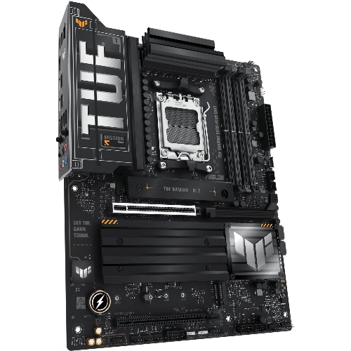Материнская плата ASUS TUF GAMING X870-PLUS WIFI, AM5, AMD X870, 4xDDR5, 2xSATA, 4xM.2, 1xPCIe 5.0 x16, 1xPCIe 4.0 x4, 1xHDMI, 1xUSB-C 3.2 Gen 2, 1xUSB-C 3.2 Gen 2x2, 2xUSB-C 4.0, 1x 2.5Gb LAN, 1xUSB-A 2.0, 3xUSB-A 3.2 Gen 2, 4xUSB-A 3.2 Gen 1, 5x3.5 мм, Wi-Fi 7, ATX