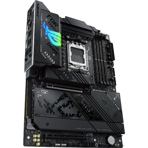Материнская плата ASUS ROG STRIX X870-F GAMING WIFI, AM5, AMD X870, 4xDDR5, 2xSATA, 4xM.2, 1xPCI-E 5.0 x16, 1xPCI-E 4.0 x4, 1xHDMI, 1xDP, 2xUSB-C USB4, 1xUSB-C 10Gbps, 5xUSB-A 10Gbps, 4xUSB-A 5Gbps, 1x 2.5Gb LAN, 2x3.5 мм, 7.1, ATX