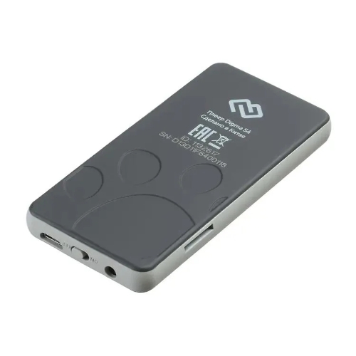 Плеер Hi-Fi Flash Digma S4 8Gb черный/серый/1.8