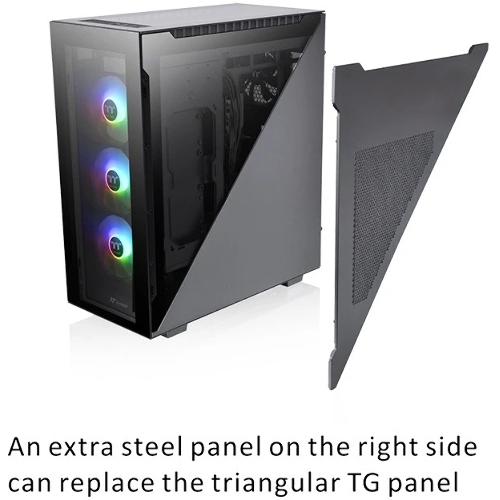 Компьютерный корпус Thermaltake Divider 500 TG ARGb CA-1T4-00M1WN-01 Black/Win/SPCC/Tempered Glass*4/120мм ARGb Fan*3/120мм Standard Fan*1 (527880)