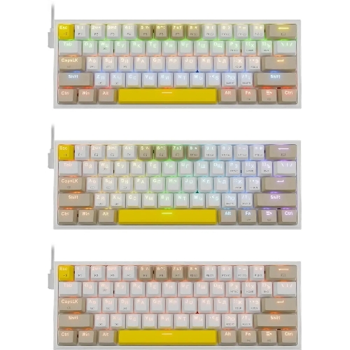 Клавиатура Redragon Fizz проводная, USB Type-A, белый