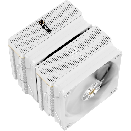 Кулер Ocypus Iota A62 WH Iota-A62-WH белый 120мм алюминий+медь 2000rpm 29db 4-pin 260W 158мм