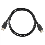 Кабель ACD-DHHM1-10B HDMI 1.4, Golden Plated,19m/19m, черный, 1м