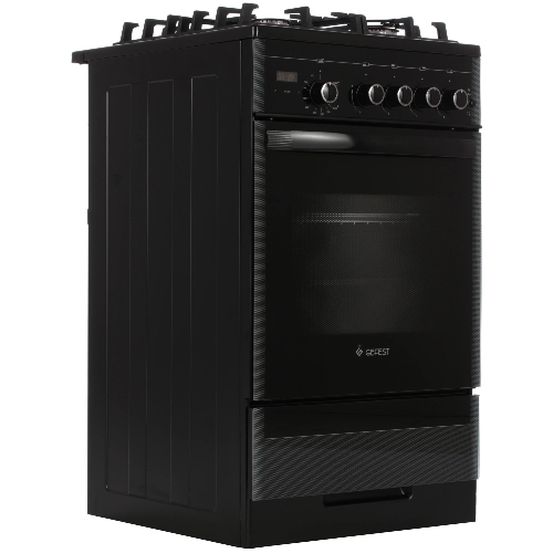 Плита газовая Gefest ПГ 5500-03 0044 черный, конфорок 4 шт, духовка 52 л, 50 см x 85 см x 58.5 см